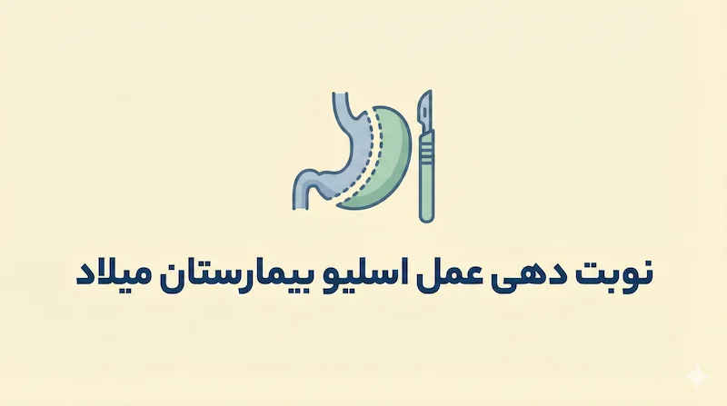 نوبت دهی عمل اسلیو بیمارستان میلاد
